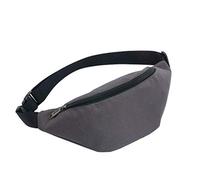 Outdoor 2019 Casual Bag Messenger Sports Pocket Unisexe Sac à bandoulière Sac de taille pour hommes, gris, Taille unique