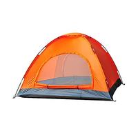 Outdoor 3-4 People Double-Layer Laminated Rainproof Camping Tent, Multi-Person Camping Barbecue Fishing Tent