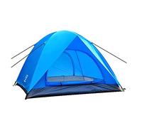 Outdoor 3-4 People Double-Layer Laminated Rainproof Camping Tent, Multi-Person Camping Barbecue Fishing Tent