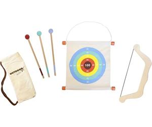 Outdoor Active Jeu d'arc et de flèches en Bois avec Sac