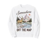 Outdoor Adventure Deer Mountain Wilderness Nature Explorer Sweatshirt