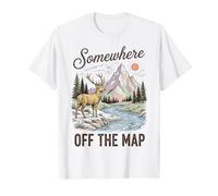 Outdoor Adventure Deer Mountain Wilderness Nature Explorer T-Shirt