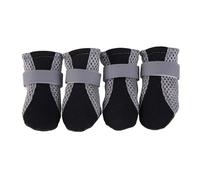 Outdoor Adventure Pawwear - Chaussures d'été pour chien - Ensemble de bottes de randonnée, couvre-pattes en maille | Équipement de sentier antidérapant réglable, protection respirante des pieds canins