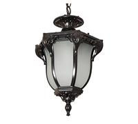Outdoor Aluminum Hanging Lantern, Waterproof Glass Chandelier, Corridor Courtyard Decorat Ceiling Lamp Aisle Villa Garden Pavil Grape Frame Pendant Light