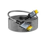 Outdoor Armoured HDMI 2.1 Cable 8K Fiber Optic Metal Armor Ultra High Speed HDMI Cable Anti-pull Anti-rodent Bite Anti-trampling.(4K HDMI 2.0,30m)