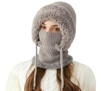 Outdoor Balaclava - Winter Caps for Extreme Weather | Warm Knit Hat with & Breathable Protection Features for Commuting Camping Mountaineering and Cycling Adventures, 20 cm