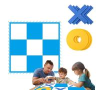 Outdoor Bean Bag Toss Game - Ensemble d'activités de jardin géant, concept de jeu stratégique intérieur/extérieur, design pliable portable, structure durable avec fonctions de montage faciles