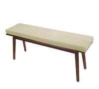 Outdoor Bench Cushion 30 x 40 cm 5 cm Thick Washable Seat Pad Soft Corded Dining Chair Cushion Garden Banc Pad for Kitchen & Dining Room Light Green Color