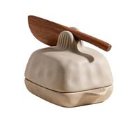 Outdoor Beurrier Avec, Couvercle Boîte À, Fromage En Céramique, Versatile