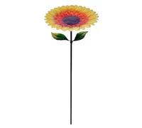 Outdoor Bird Bath - Sunflower Garden Hummingbird Water Feeder, Decorative Wild Bird Watering Station for Backyard Patio Porch Yard Lawn Flower Bed Birdwatching Nature Lovers