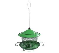 Outdoor Bird Feeder, Hangable Bird Water Dispenser, Multipurpose Owl Food Storage, 13.78x9.06x3.94 inches Weather-Resistant Design for Parrots Budgies Finches Hummingbirds