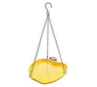 Outdoor Bird Feeder, Weather-Resistant Pet Feeding Tray, 8.66x1.18 inches Hanging Station with Drainage, Seed Dispenser for Sparrow Parakeet, Heavy Duty Feeder for Garden Yard Balcony