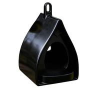 Outdoor Bird Feeder, Windproof Food Station, Rainproof Seed Dispenser Sturdy Hanging Garden Feeder, Backyard Patio Balcony Bird Feeding Decor for Grandpa Wild Watching 6.69x4.92x4.13in