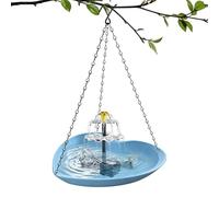 Outdoor Birdbath - Solar Powered, Heart Shape Water Fountain, Decorative Garden Basin | Bird Bath Bowl, Floating Pump Feature for Ponds Pool Patio Lawn Yard Birds Pet Bath Use