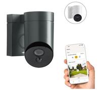 Somfy Caméra de surveillance Outdoor Camera 2 – 1080p, détection intelligente, sirène 110 dB – Grise