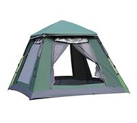 Outdoor Camping & Backpacking Tent, Foldable Festival Tent, Pop Up Tent for 3-4 Person, for Family, Festival, Hiking, Backpacking & Mountaineering, Easy Set Up, 215 * 215 * 165cm