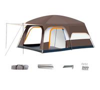 Outdoor Camping Tent Portable Hiking Shelter Foldable Weatherproof Canopy | Waterproof Cabin Shelter For Hiking Festivals Picnic Backpacking Outdoor Adventures Sleepovers Backyard Travel Trekking