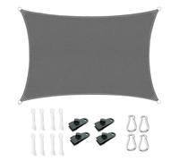 Outdoor Canopy Sunshade - UV Protective Compact Shelter, Heavy-Duty Garden Shelter, Adjustable Ropes, Sun Sail Shades for Gatherings, Patio Garden BBQ Parties, Outdoor Backpacking, Hiking, Beach