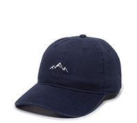 Outdoor Cap Chapeau Mountain Embroidered Dad Hat-Casquette de Baseball réglable en Coton Doux Style Polo Non structuré pour Homme et Femme Mixte, Bleu Marine, Taille Unique