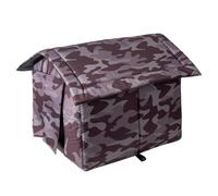 Outdoor Cat House - 45x35x34 cm, Waterproof Shelter, Insulated | Elevated Pet Bed, Stray Cat Tent for Garden, Porch, Backyard, Camping, Indoor and Outdoor Cats
