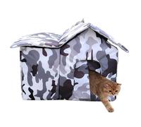 Outdoor Cat House - Cat Houses for Outdoors, Portable Warm Animals Tent, Winter Outdoor Stray Shelter for Garage Barn Patio Backyard Garden Park Residential Area Street and Corner