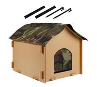 Outdoor Cat House, Warm Cat Shelter, Waterproof Cat House, Stray Cat Shelter, Foldable Cat House, Outdoor Shelter for Cats, Insulated Cat House, Portable Cat Shelter, Cat House with Sleeping Pad