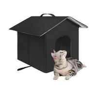 Outdoor Cat House | Waterproof Warm Pet Nest Shelter for Winter | Foldable Washable Warm Pet Kitten Nest Cave for Porch Lawn Garden Yard Balcony Backyard
