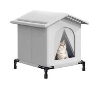 Outdoor Cat House - Waterproof Windproof Cave Shelter | Weatherproof Pet Home for Cats, Perfect for Outdoor Winter, Patio, Balcony, Play, Sleeping, Refuge, Protection, Animals Daily Comfort Use