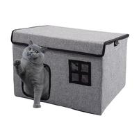 Outdoor Cat Houses, Comfortable Insulated Pet Shelter, Washable Removable Bed, Tear Resistant Cave Design, Cozy House for Indoor Outdoor Use by Cats Kittens and Small Dogs