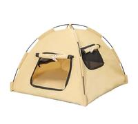 Outdoor Cat Tent - Breathable Portable Shade House, Foldable Beach Pet Shelter, Lightweight Travel Structure | Apartment Patio Garden Summer Camping Trip Adventure Coastal Relaxation Comfort for Kitte