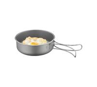 Outdoor Cooking Pans for Camping - Compact Nonstick Cookware Set for Travel Hiking | Heat Resistant Folding Handle with Even Heating Base, Easy Clean Portable Kitchen Gear 4.53 x 1.97 in