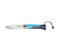 OUTDOOR couteau fermant n°8 Mer / Montagne Soft Touch OPINEL BLEU