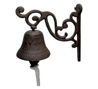 Outdoor Dinnerbell - Cast Ironbell | Multifunctional Rustic Vintage Western Farmhouse Rooster Chicken Door Wall Dinner Yardbell Outdoor Southwestern Farm Cowboy Cowgirl Accentbells for Front Door