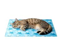 Outdoor Dog Cooling Mat - PVC Pet Sleeping Pad, Soft Non Slip Summer Cushion for Dogs Cats, Reusable Gel Ice Mat for Heat Relief, Easy Clean Cooling Pad for Car Travel Beach Picnic Use