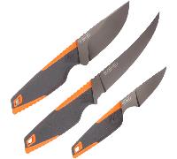 Outdoor Edge Vantex 4 Piece Hunting Knife Kit, Carbon Steel 02OE076