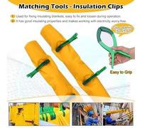 Outdoor Electrical Work Insulation Mat, Suitable For Circuit Repair Electricians(2 pcs Clip)