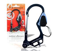 OUTDOOR ELEMENT The Fire Escape A Fire Start Mousqueton pour outils d'urgence Motif forêt noire