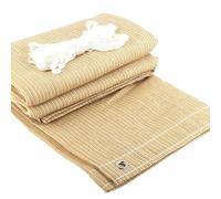 Outdoor - Filet pare-soleil beige pour jardin, balcon, cour, abri de voiture, tonnelle - Clôture d'intimité et voile d'ombrage de 1,2 x 10 m