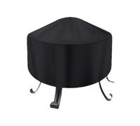 Outdoor Fire Pit Cover - Heavy Duty Oxford Fabric Patio Fireplace Cover