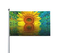 Outdoor Flags Tournesol, Fleur, Floraison, Flore Drapeau Pirates Résistant Aux Drapeau De Jardin Décoratif Drapeaux Décoratifs D'Extérieur For Chambre À Coucher Salon Intérieur 90x150cm