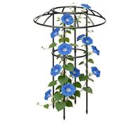 Outdoor Flower Tower Frame - 63 pouces Garden Plant Trellis | Iron Vine Support - Rustproof climbing trellis for clematis jasmine cucumber dragon fruit pots creating vertical support in outdoor