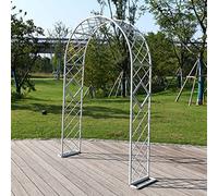 Outdoor Garden Arch 220x230cm, Metal Pergola for Climbing Plants, Rose Support Trellis, Wedding Arch, Decorative Entrance Arbor, Durable Garden Décor