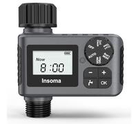 Minuteur d'arrosage - Minuterie de Robinet de Tuyau d'arrosage - Minuterie programmable avec Retard de Pluie - Système d'irrigation Manuel/Automatique - Système d'irrigation Goutte à Goutte et