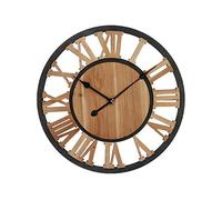 Outdoor Garden Wall Clock 24inch Roman Numeral Clocks for Walls Wooden Wall Clock Home Decor for Kitchen Living Room Bedroom Office