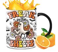 Outdoor Ghost Mug, 3D Halloween Coffee, Mug Sturdy with, Handle Easy to Use