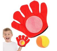 Outdoor Gloves catchBall Toy catchRacket Outdoor Set Beach Toss catchGame for Use | Durable Grip Design System, Lightweight Catching Racket Structure Feature, Hand Eye Coordination Play