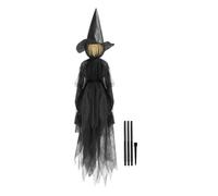 Outdoor Halloween Witch Decorations - Waterproof Interlocking Witches for Y | Waterproof Fabric Material, Eye-Catching Yard Display Design, Perfect for Haunted Houses, Gardens, Courtyards