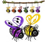 Outdoor Hanging Solar Bee Light,Bee Solar Lights Outdoor Garden，C