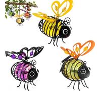 Outdoor Hanging Solar Bee Light,Bee Solar Lights Outdoor Garden，D
