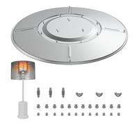 Outdoor Heater Top - Patio Heater Replacement Cover, 33 Inch Universal Lid, Durable Stove Protector | Propane Heaters Accessory, Perfect for Patio Garden Deck Backyard Outdoor Heating Use